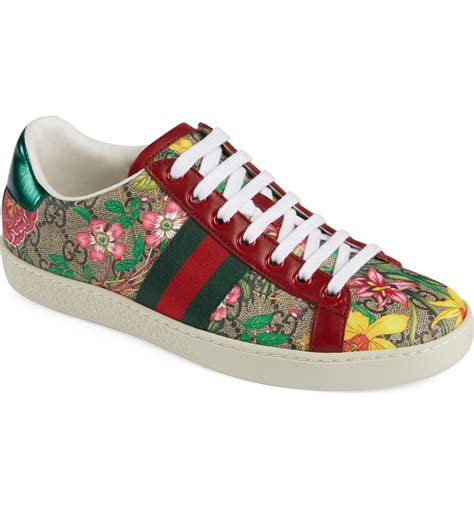 gucci sneaker damen blumen|Gucci women sneakers 2021.